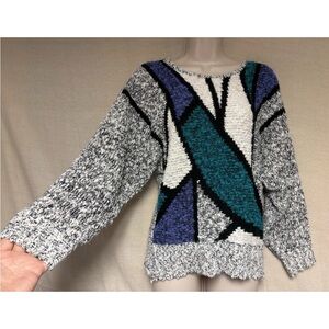Women’s Size Small Stretchy Long Sleeve Western Connection Vintage Sweater